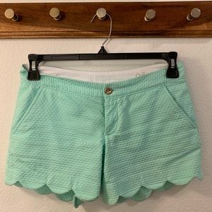 Lilly Pulitzer scalloped shorts